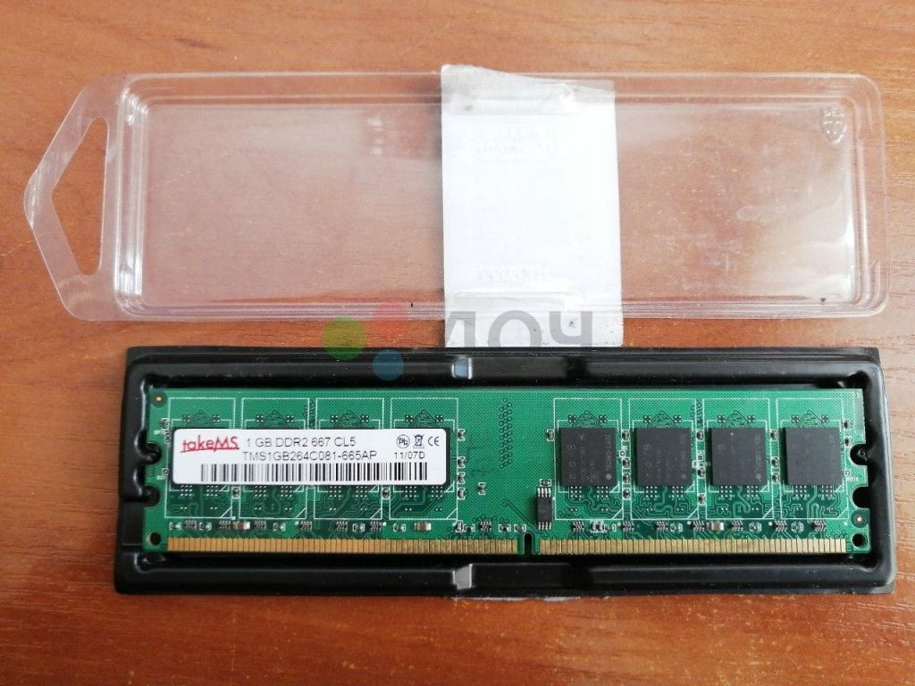 БУ Оперативная память TakeMS 1Gb DDR2-5300 667MHz